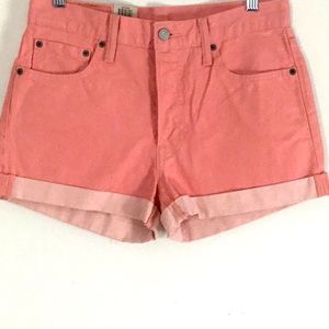 Levi’s 501 Mid-Rise, Non-Stretch, Shorts.